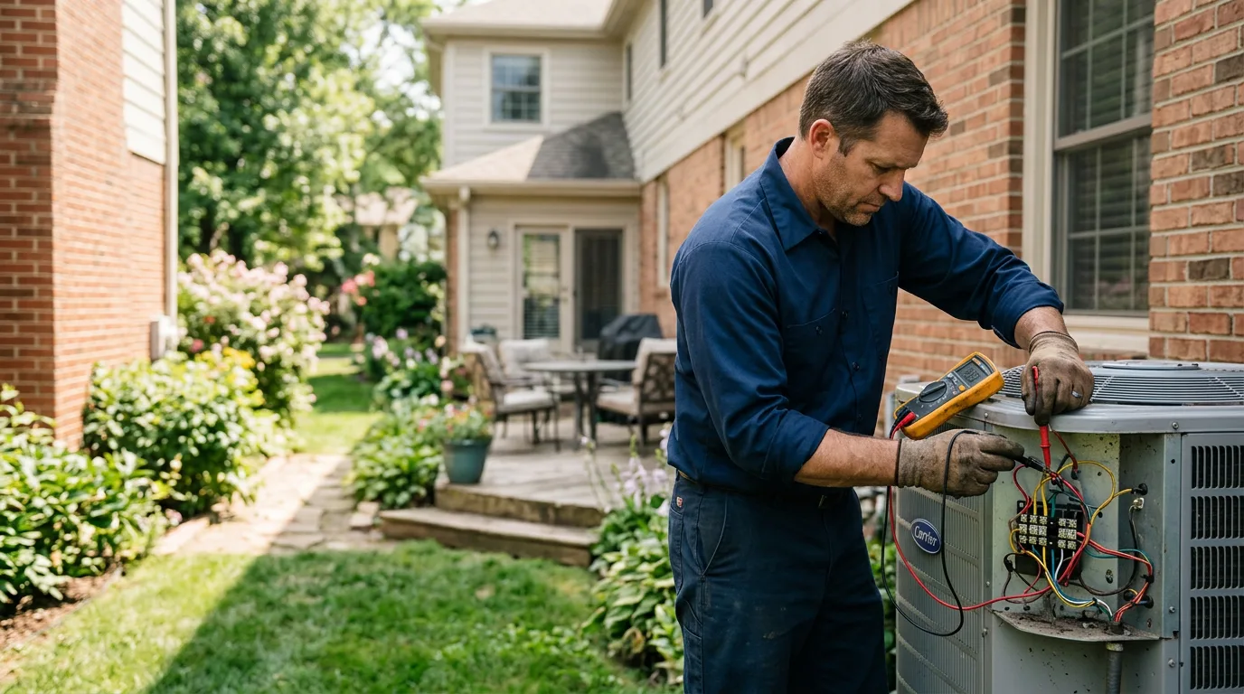 HVAC technician working near Rainier, WA